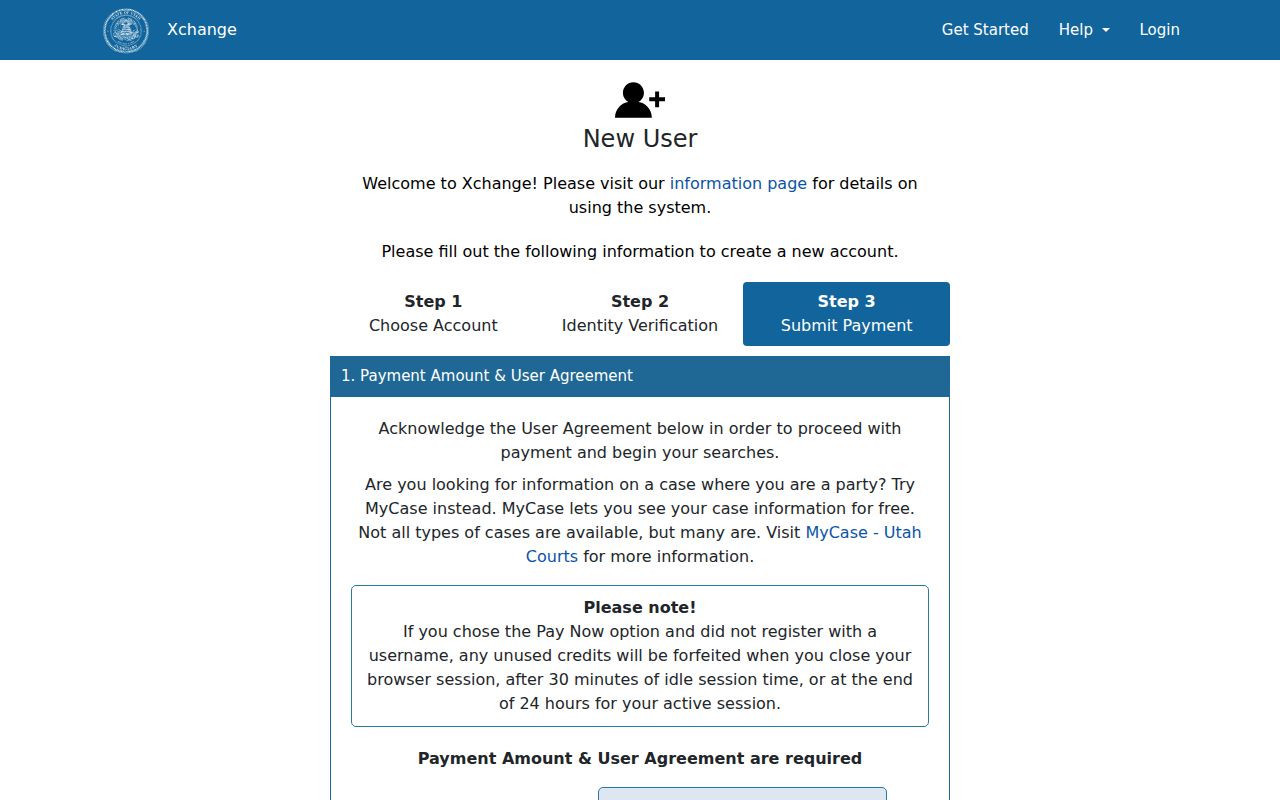 Carbon County court docket Xchange account pricing